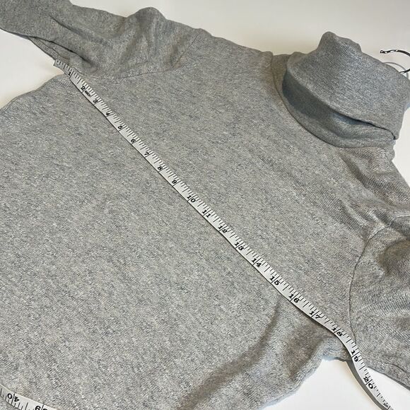 J. Crew Women's Relaxed Heather Turtleneck Sweatshirt Size Extra Small - Picture 6 of 9